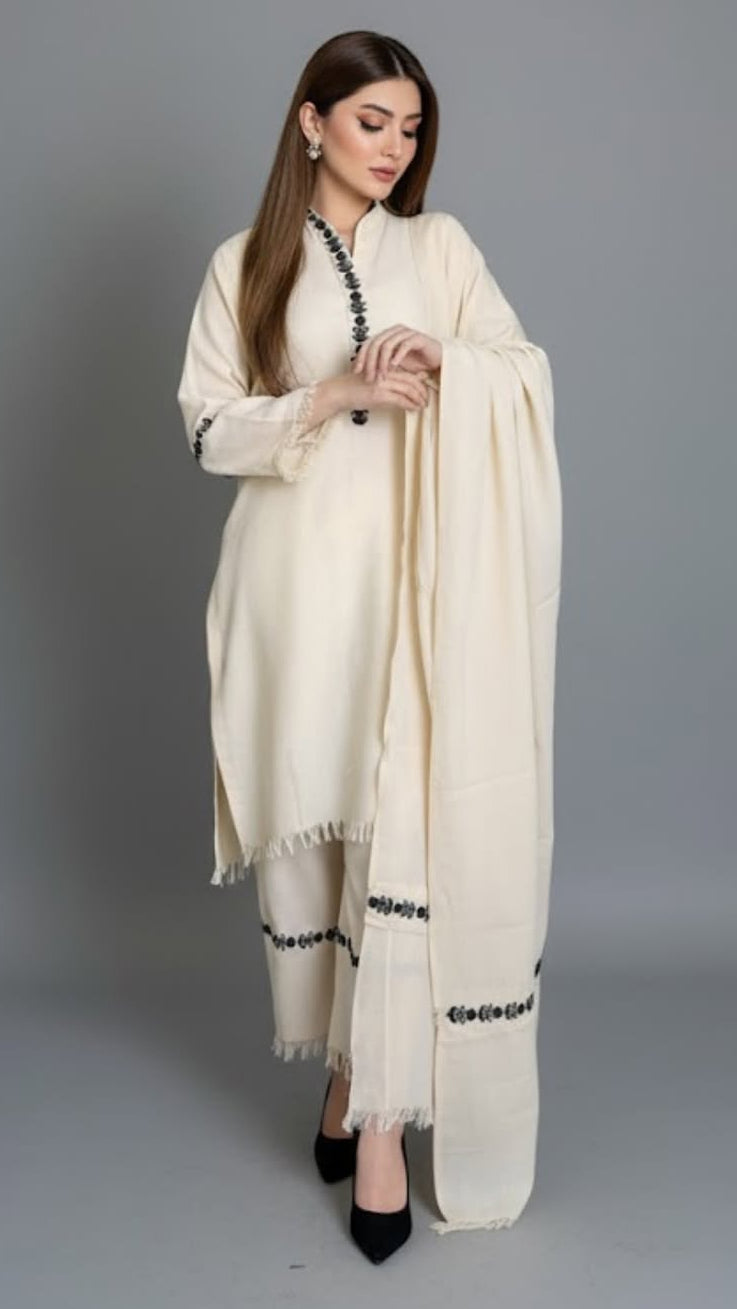 Gulban Emb Shawl 3Pc