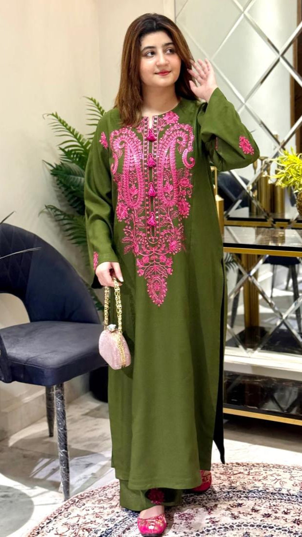 Rohni Embroidered Co Ord Set