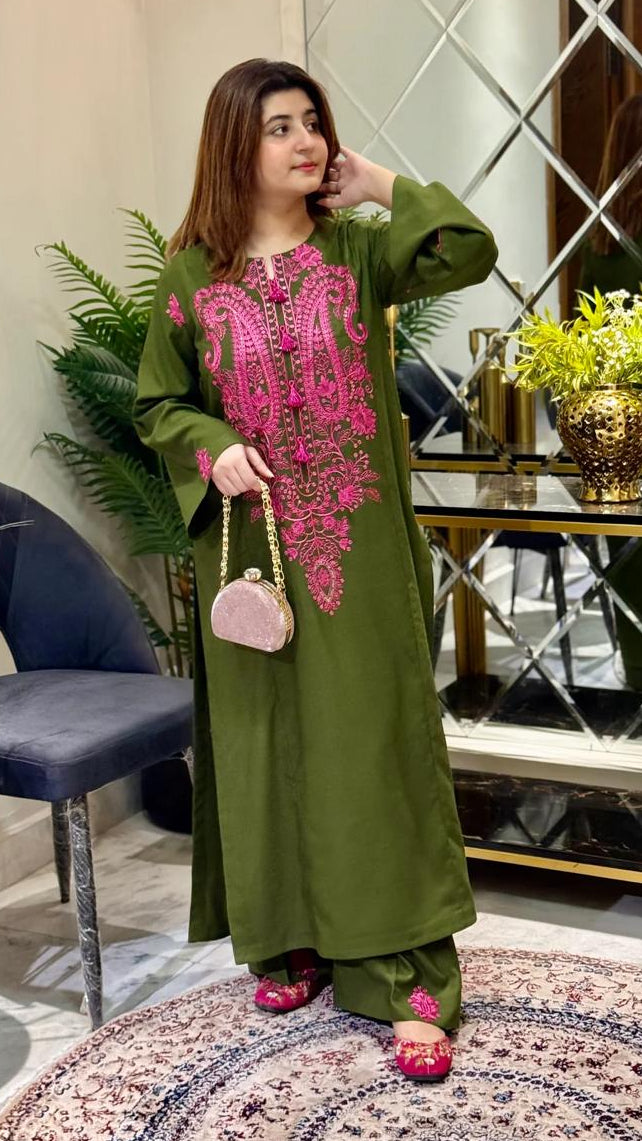 Rohni Embroidered Co Ord Set