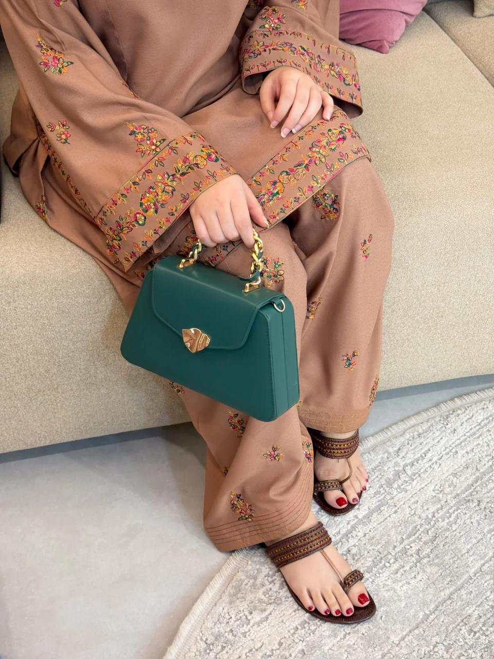 Fefa Emb Farshi Shalwar Set