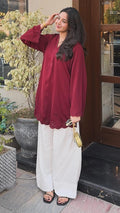 Afsha Emb Farshi Shalwar Set