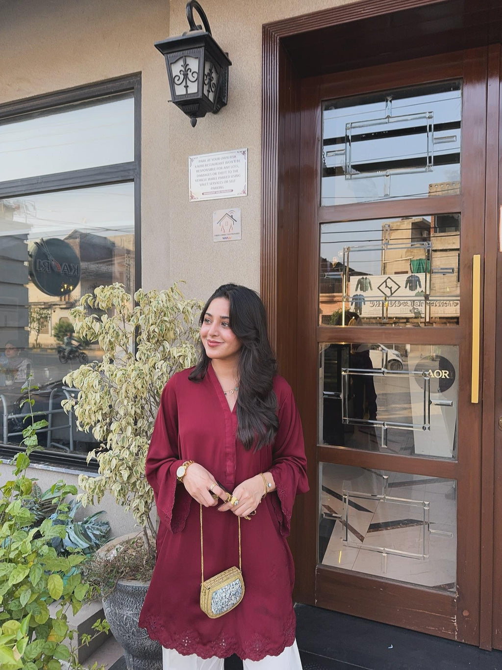 Afsha Emb Farshi Shalwar Set