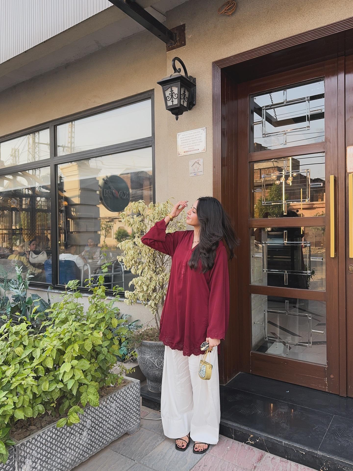 Afsha Emb Farshi Shalwar Set