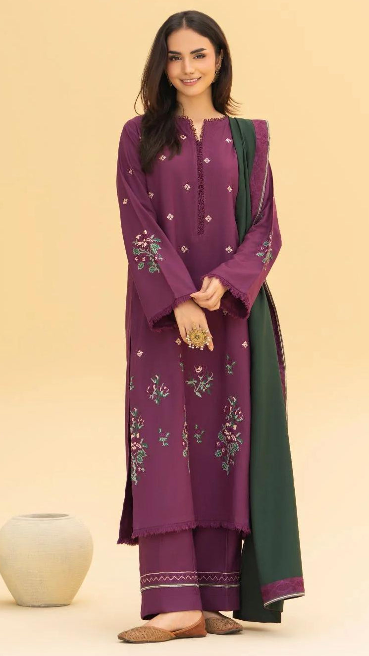 Kaira Embroidered 3Pc