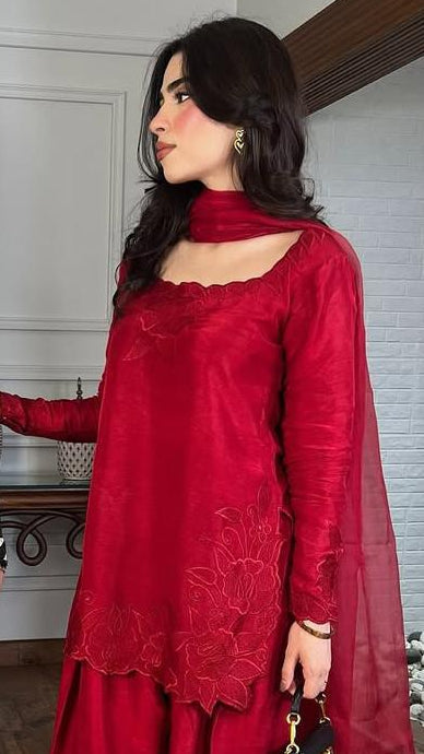 Zauq Embroidered 3Pc