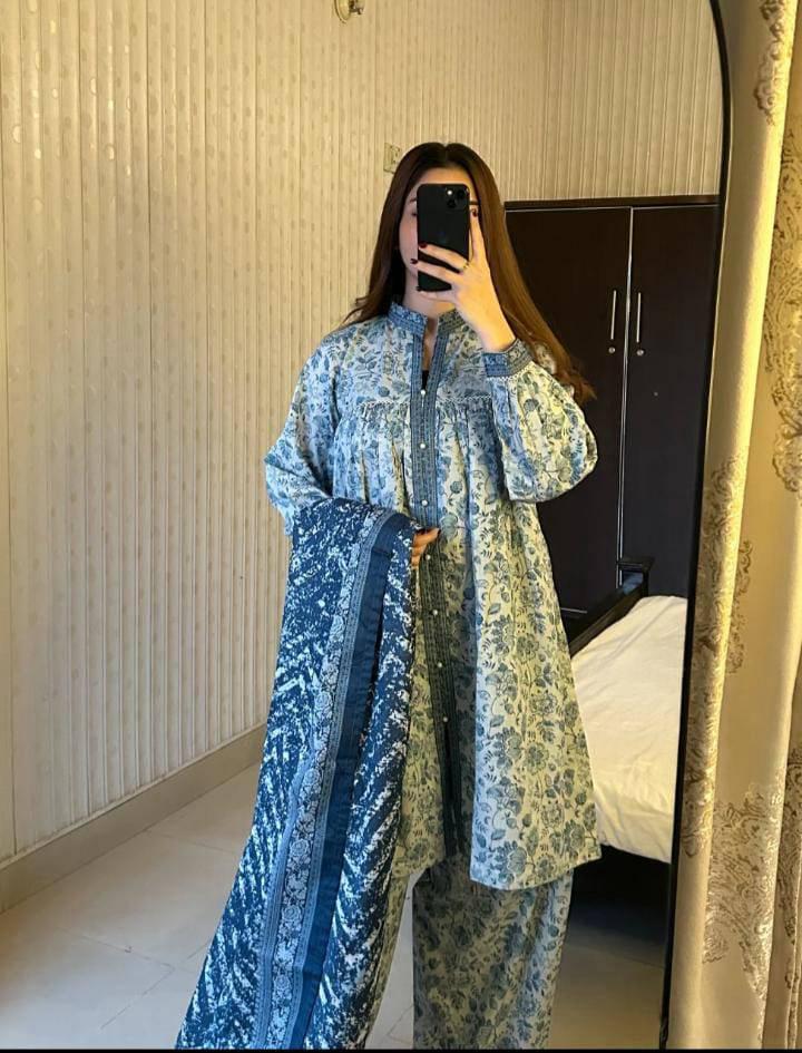 Aqsa Farshi Shalwar 3pc
