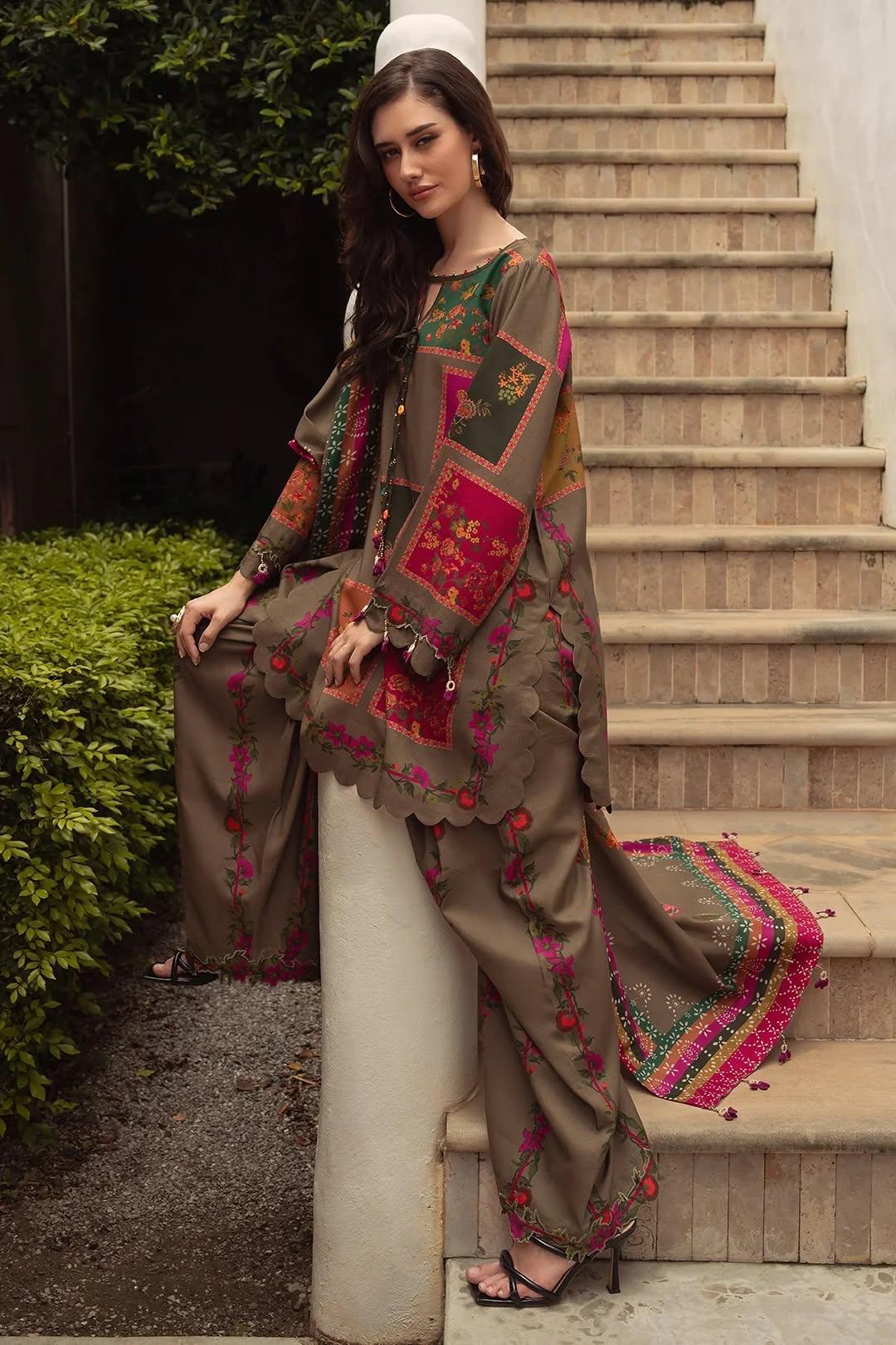 Anisha Digital Printed 3pc