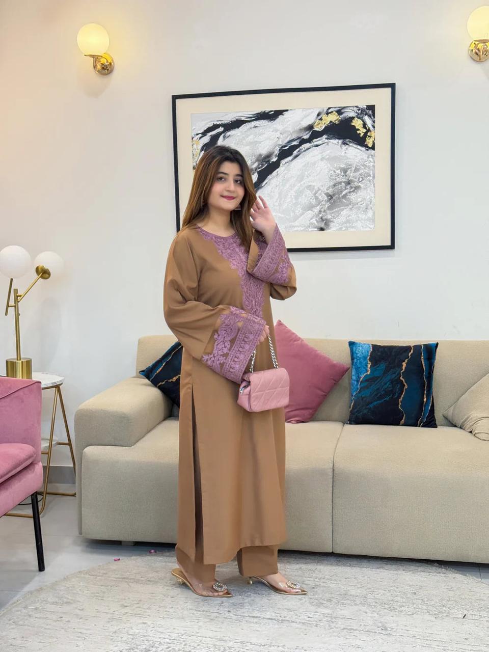 Sawera Embroidered Set