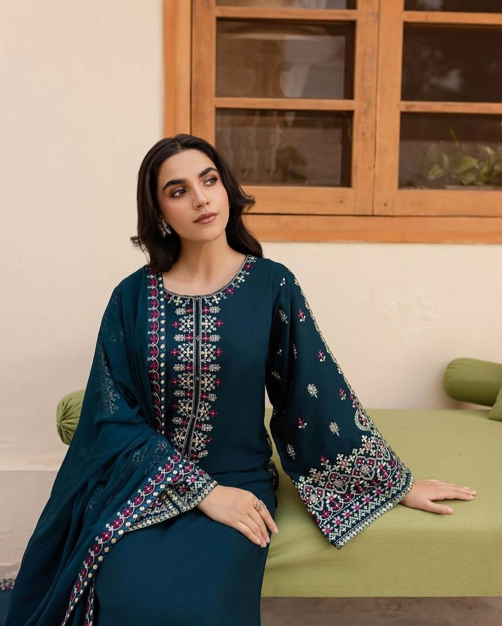 Adab Embroidery 3pc