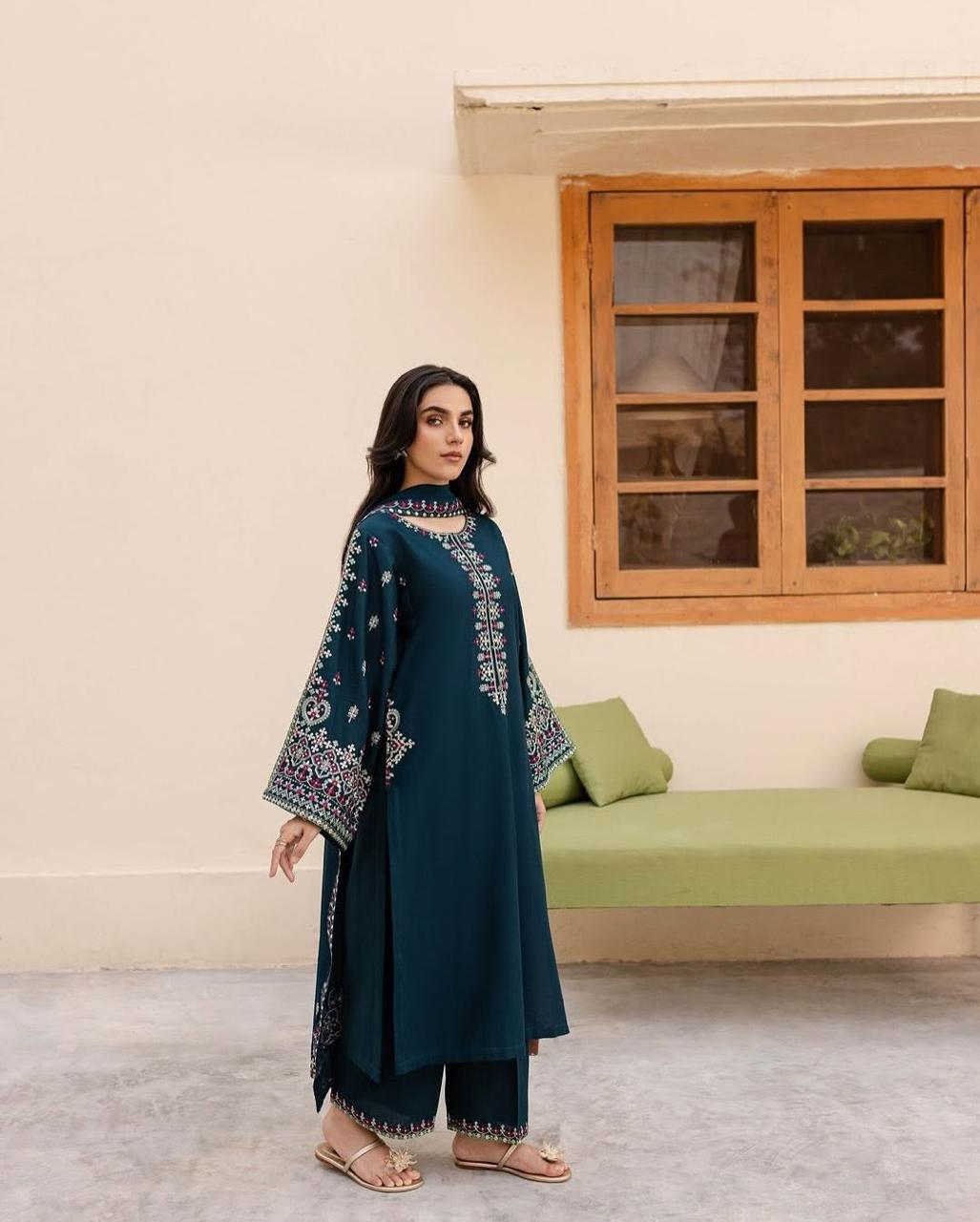 Adab Embroidery 3pc