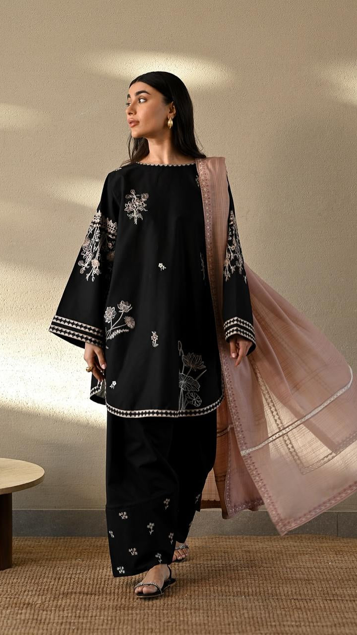 Zaib Embroidered Farshi Plazo