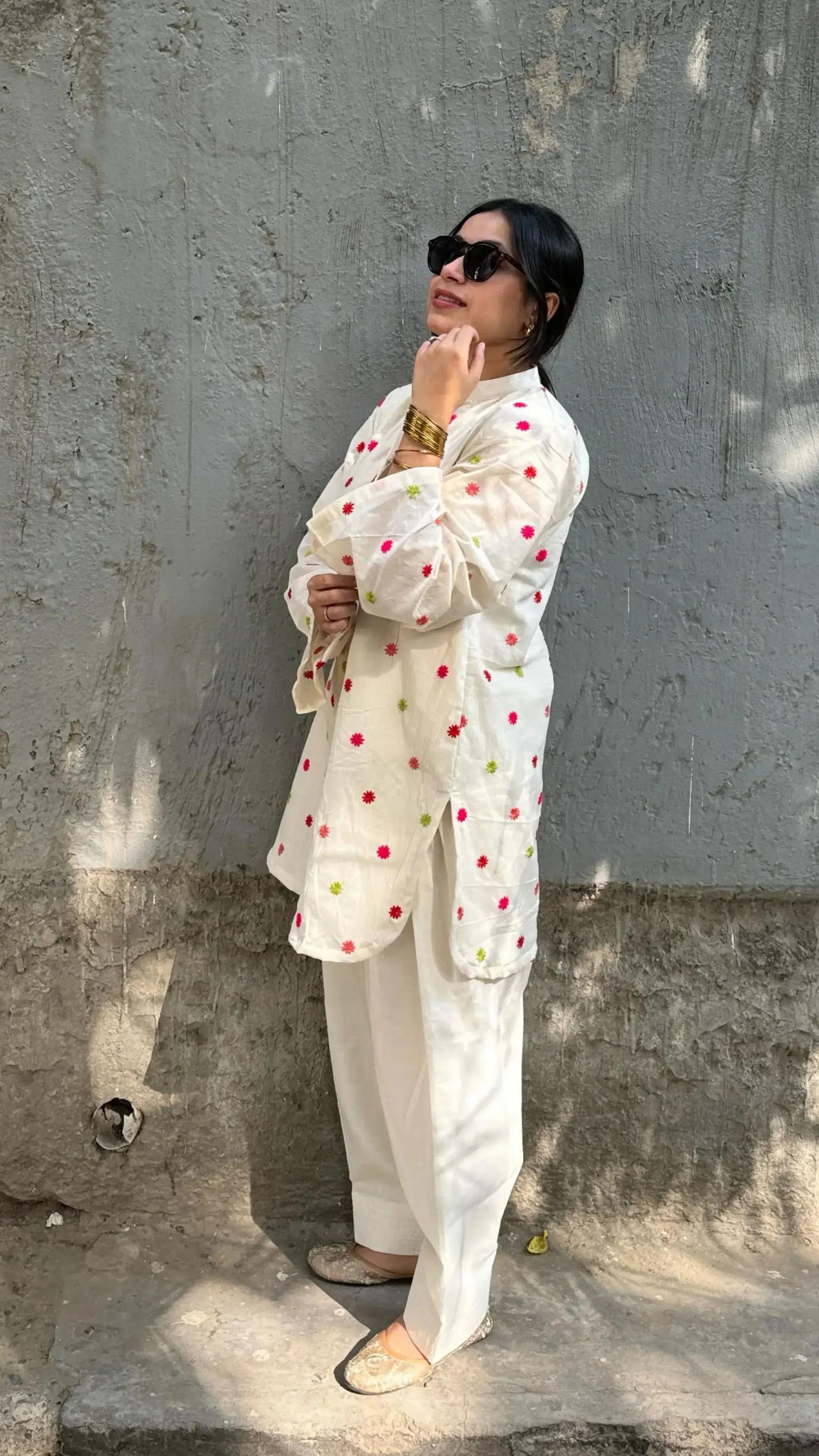 Heer Emb Farshi Shalwar Set