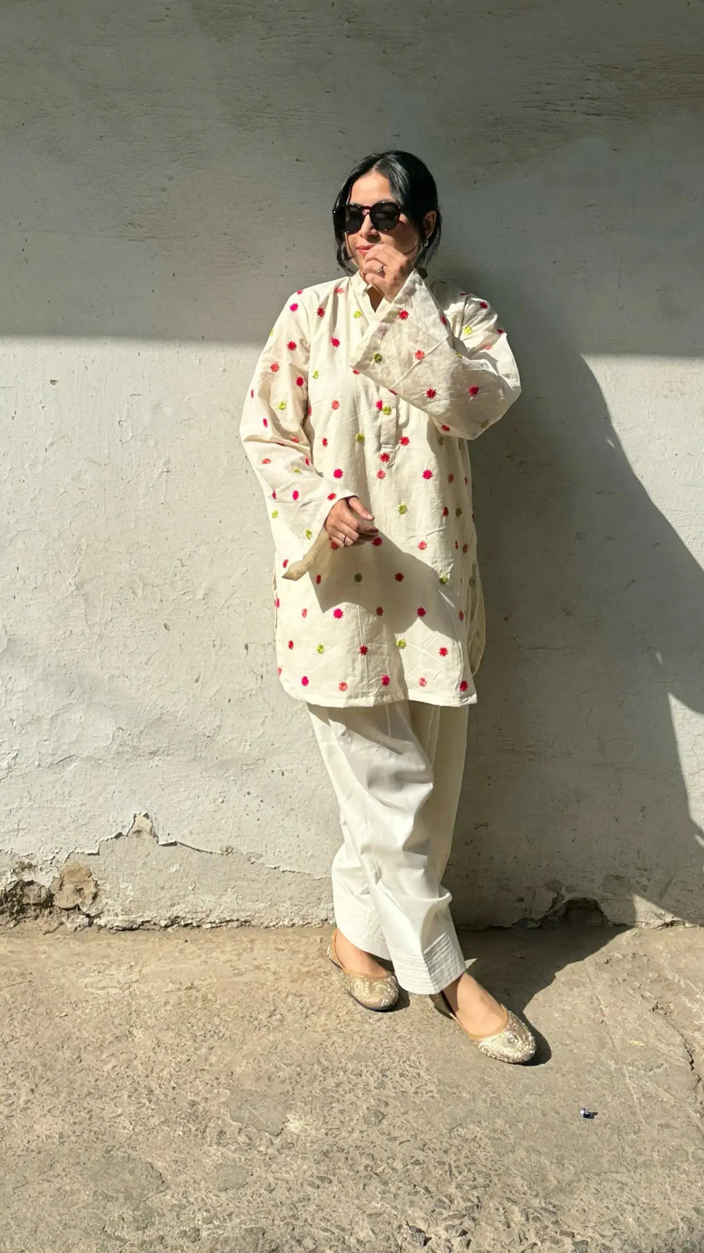 Heer Emb Farshi Shalwar Set