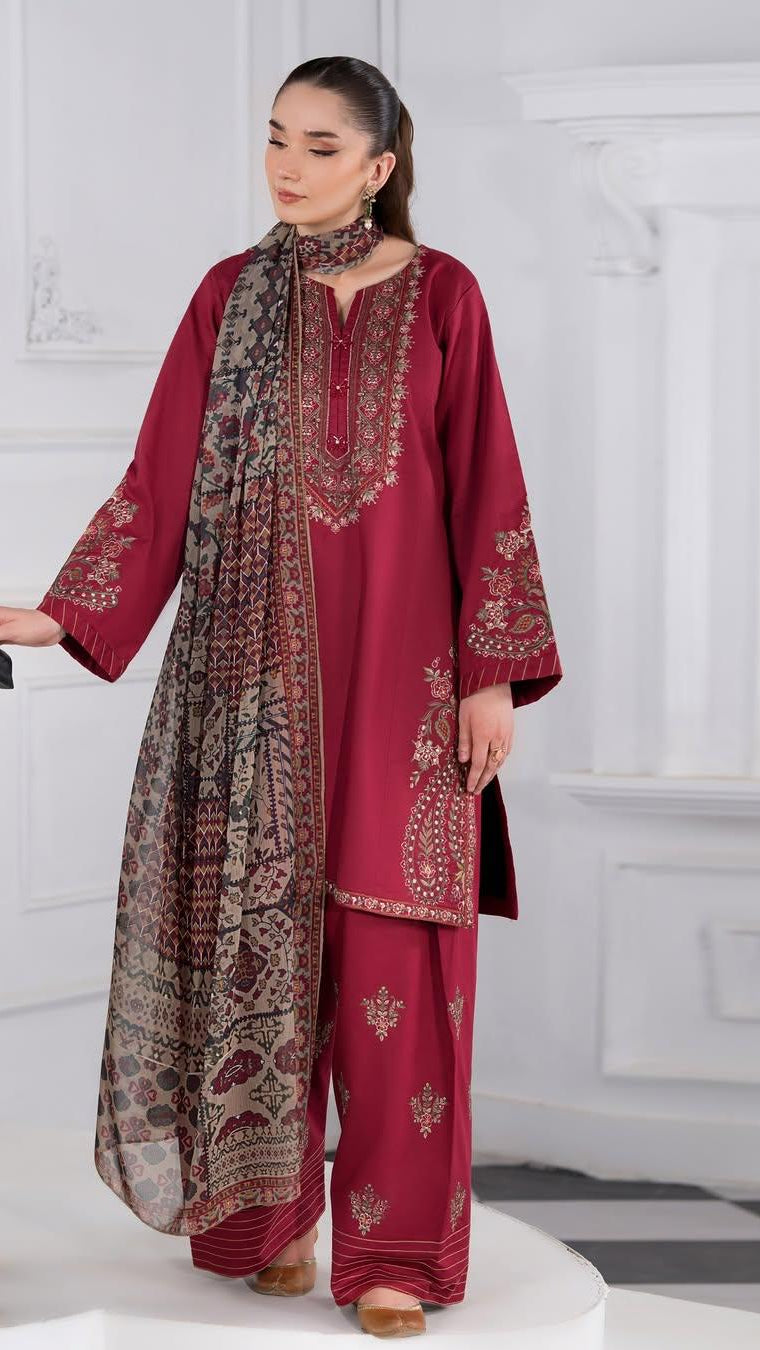 Abira Emb Farshi PLazo 3pc