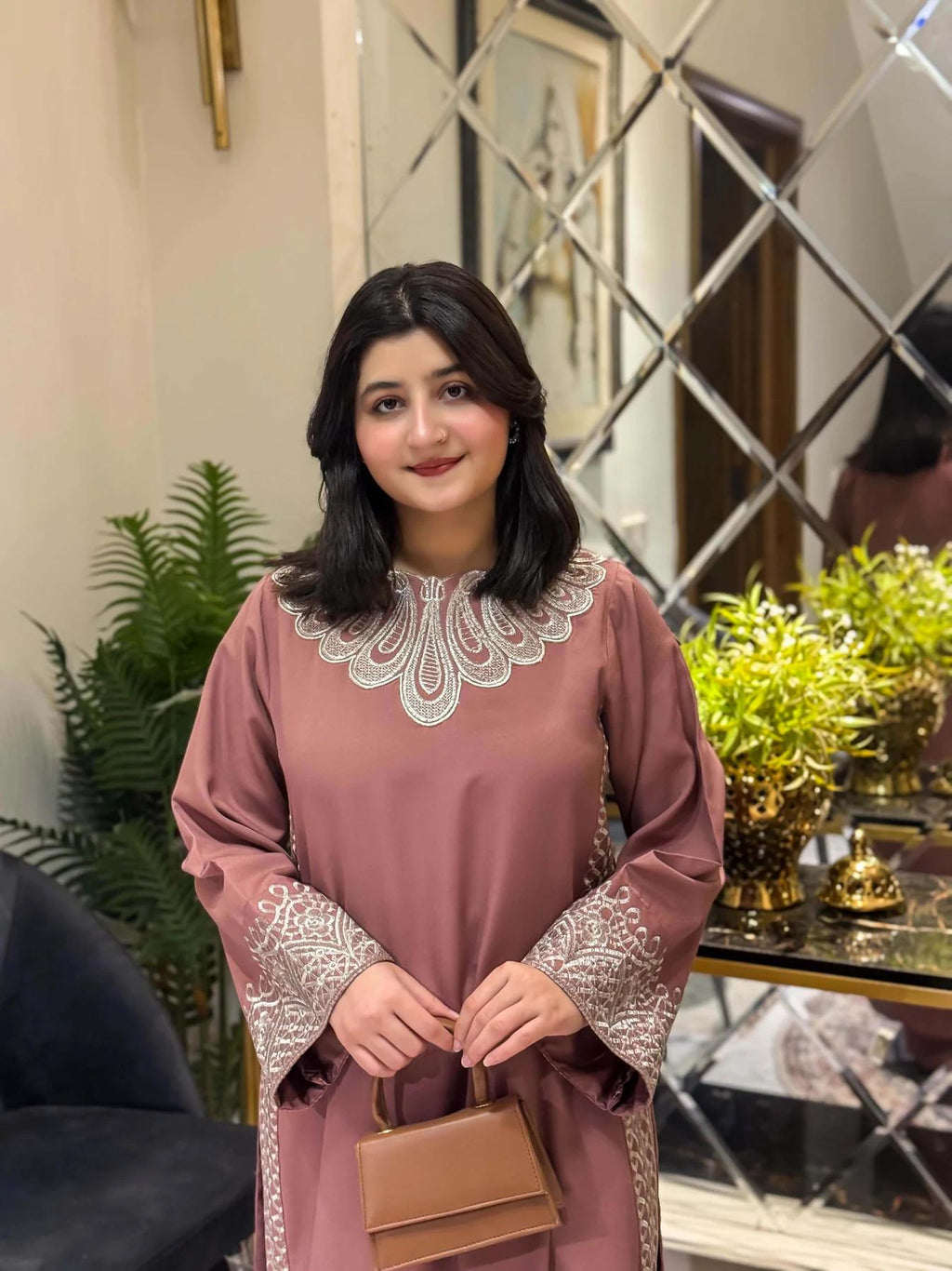 Minal Embroidered Co Ord Set