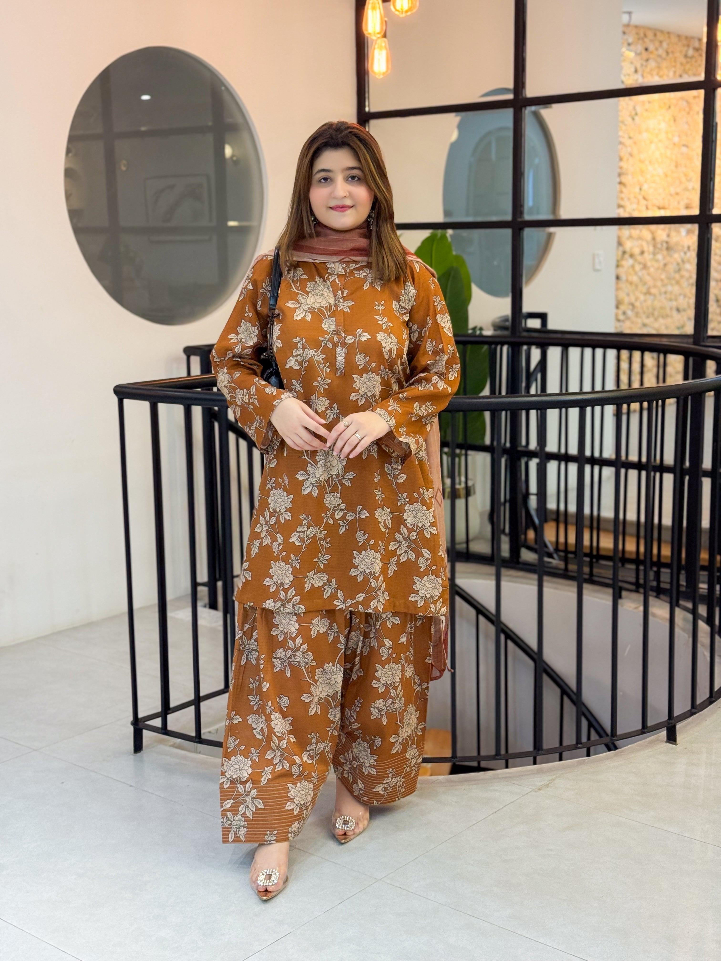 Meena Farshi Shalwar 3pc