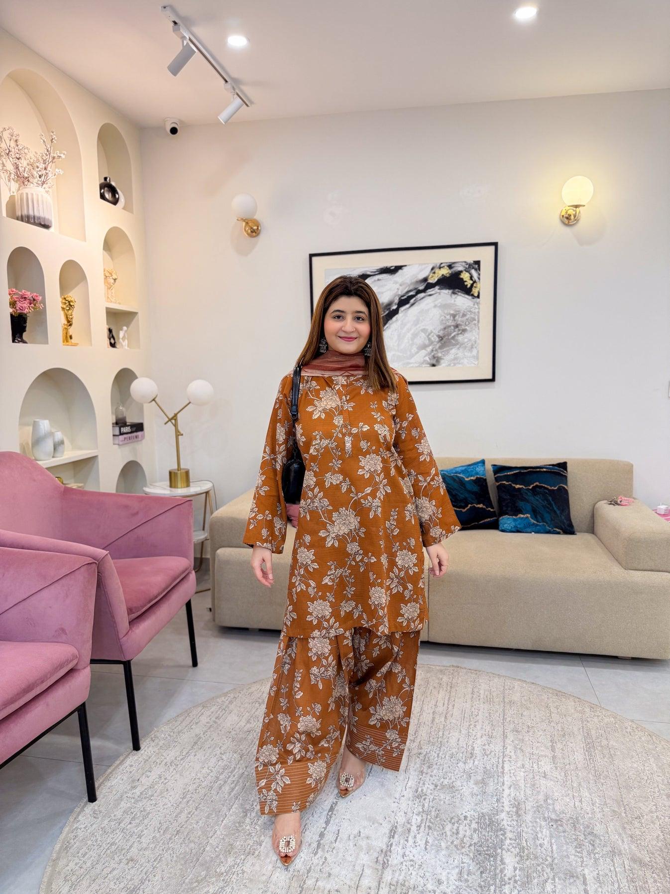 Meena Farshi Shalwar 3pc