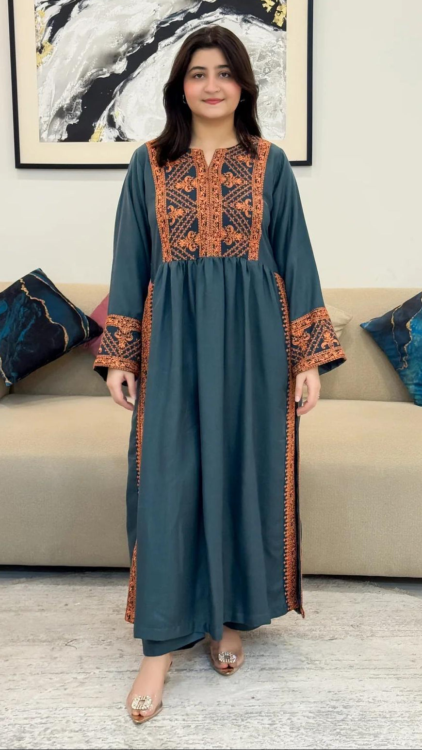 Gunkali Emb Co-Ord Set