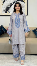 Aliya Emb Farshi Shalwar Set