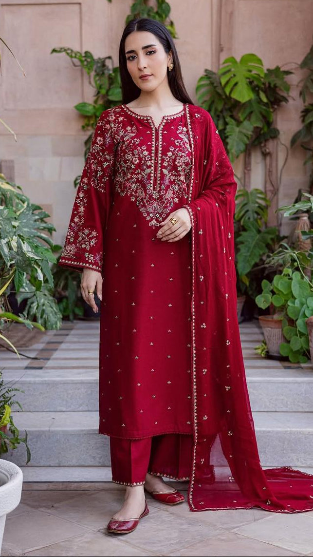 Sanaf Embroidered 3pc