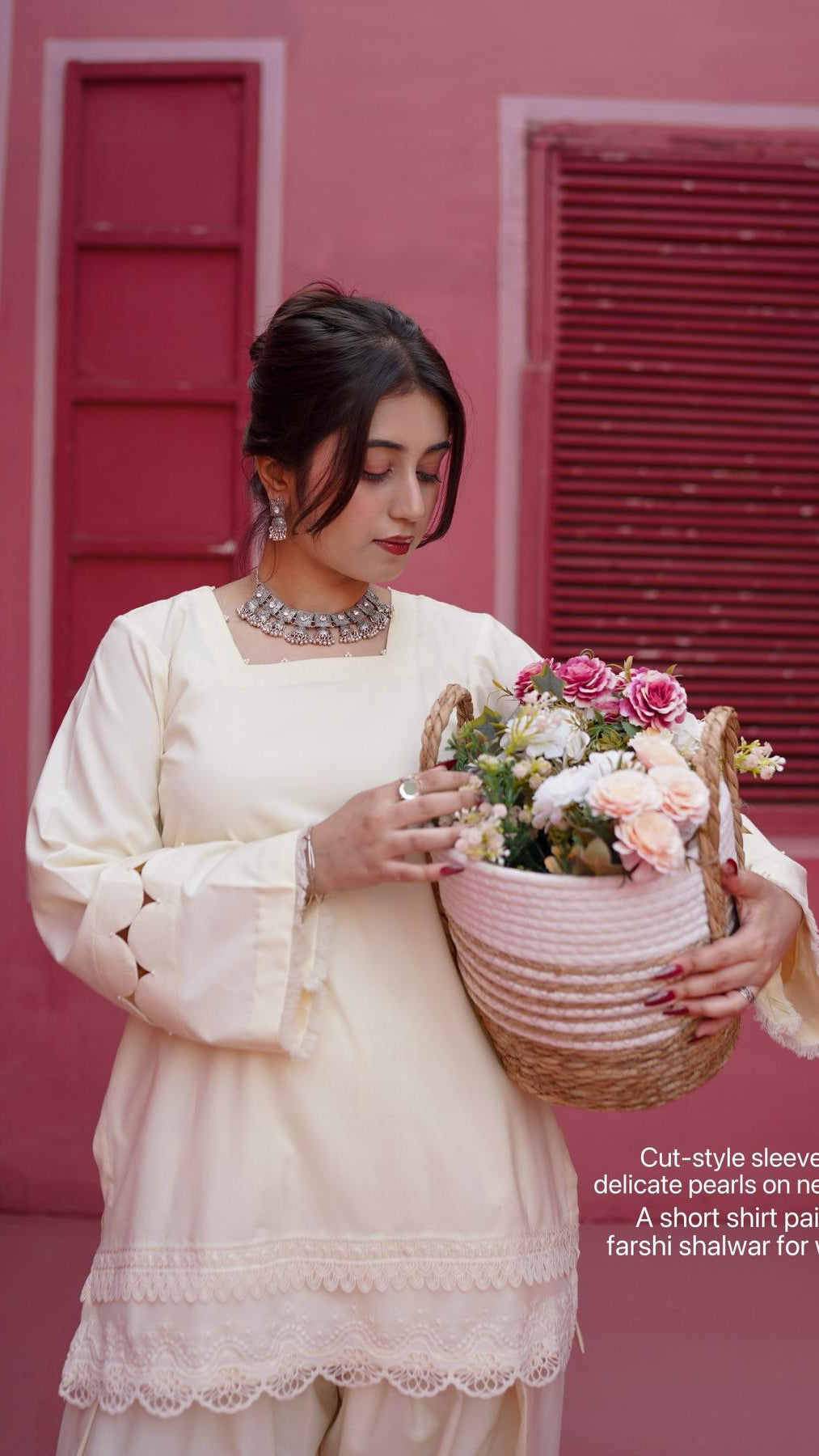 Malai Farshi Shalwar Set