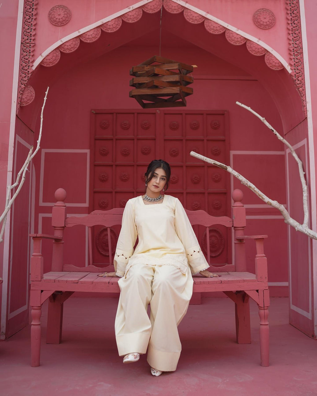 Malai Farshi Shalwar Set