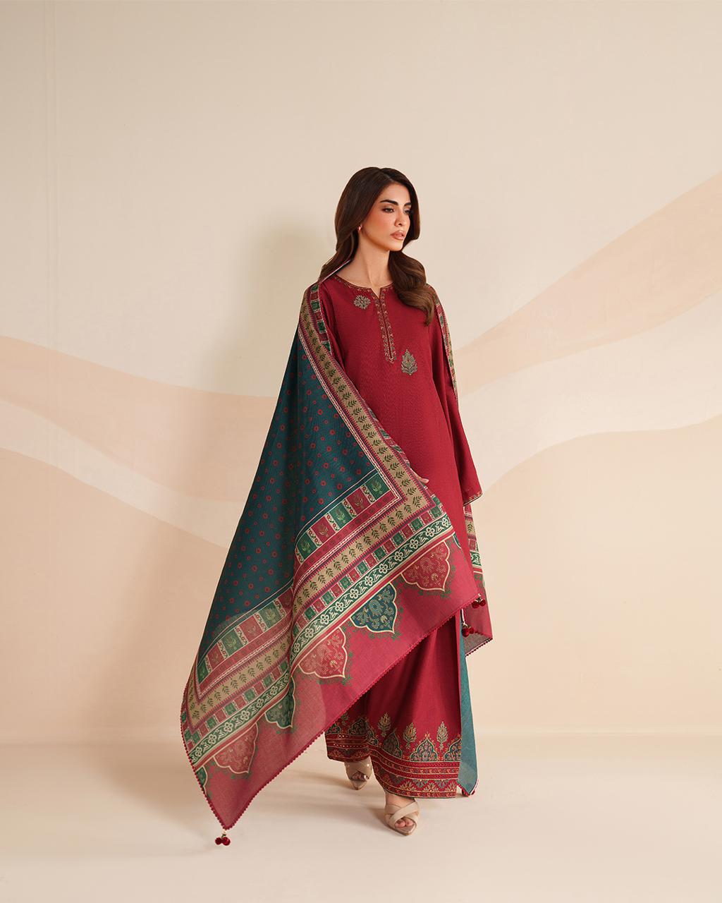 Horain Embroidered 3pc