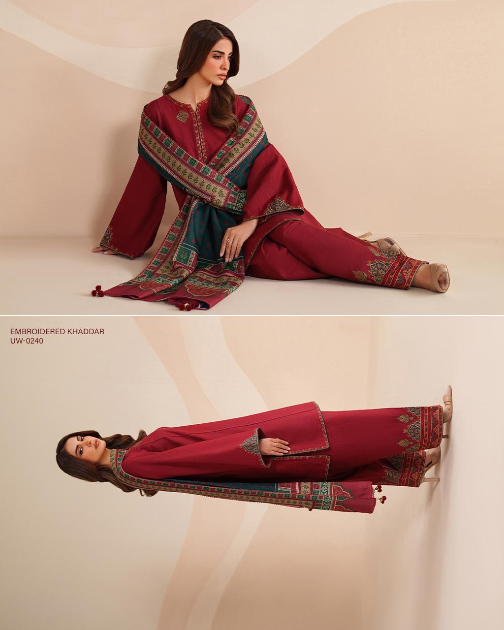 Horain Embroidered 3pc