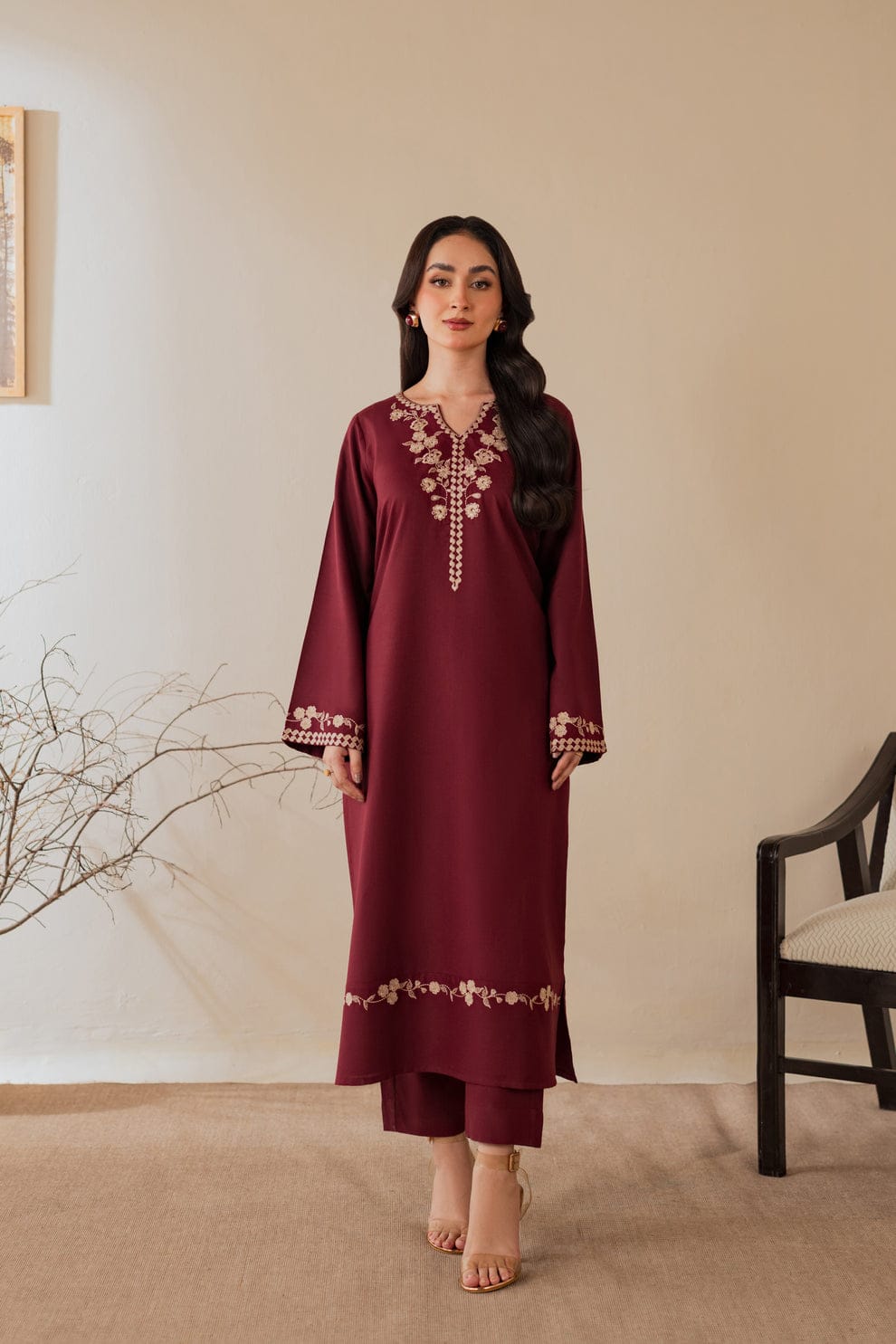 Nisa Embroidered 3pc