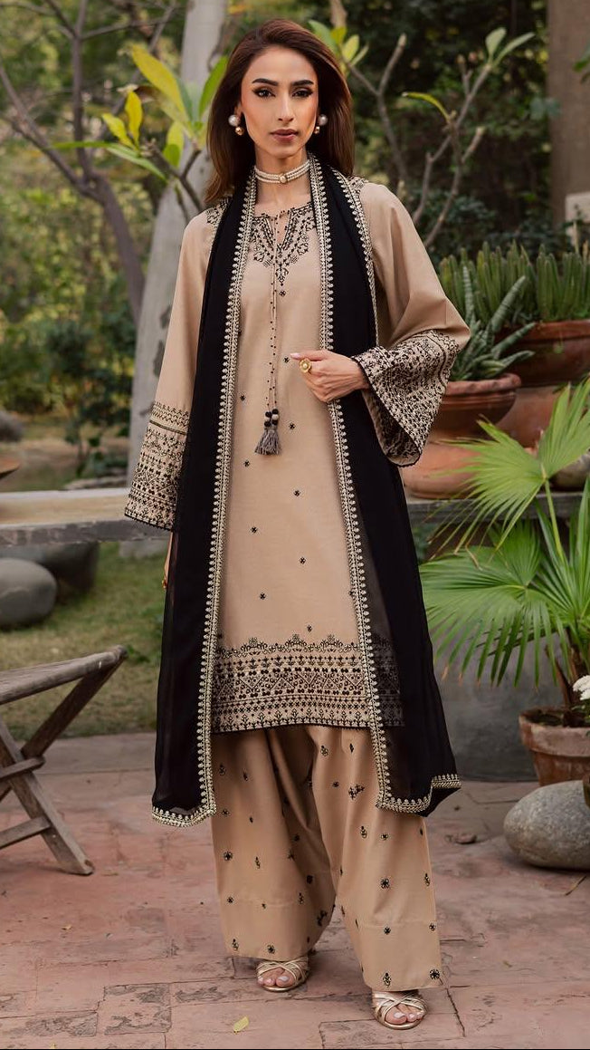 Armas Emb Farshi Shalwar 3pc